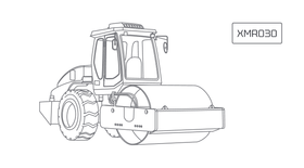 Ручной дорожный каток XMR030