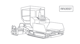 RP1355T Асфальтоукладчик XCMG RP1355T