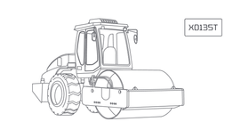 XCMG-XS265JS Асфальтовый тандемный каток XD135T