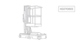 Ножничный электрический подъемник XCMG XG0708DC