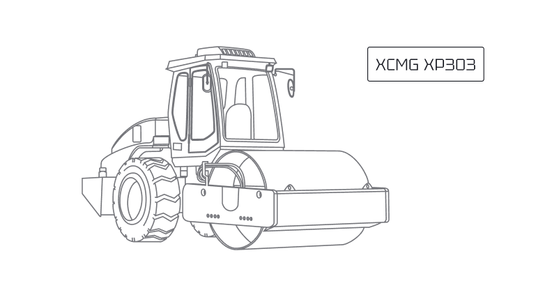 Каток XCMG XP303