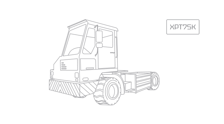 Портовый тягач XCMG XPT75К