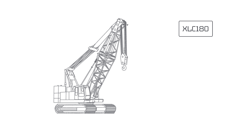 Гусеничный кран XCMG XLC180 Гусеничный кран XCMG XLC180