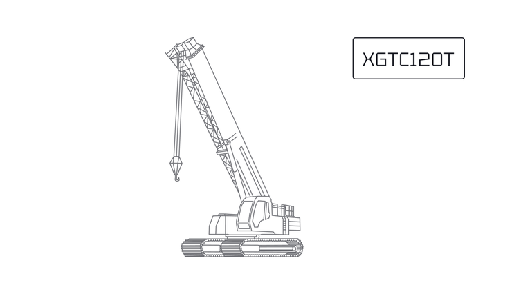 Гусеничный телескопический кран XCMG XGTC120T