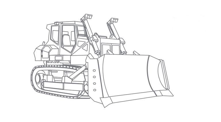 Бульдозер XCMG D5ATLGP болотоход